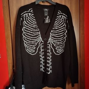 Skeleton Bone Cardigan
